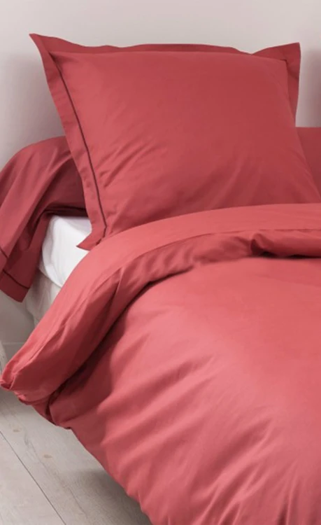 Housse de Couette Unie en 100 % Coton