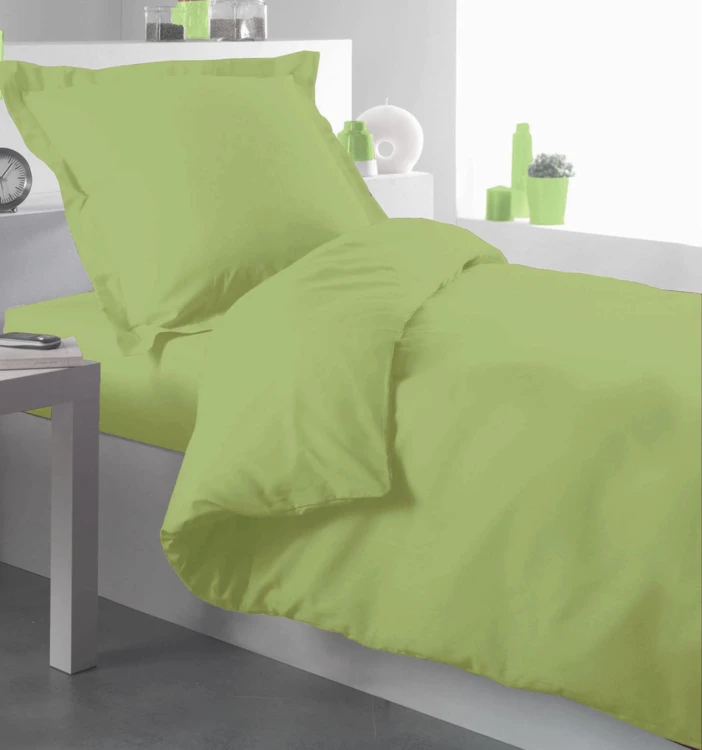 Housse de couette percale 140 x 200 cm unie
