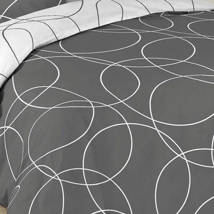 Conjunto de roupa de cama com estampado "Cercles
