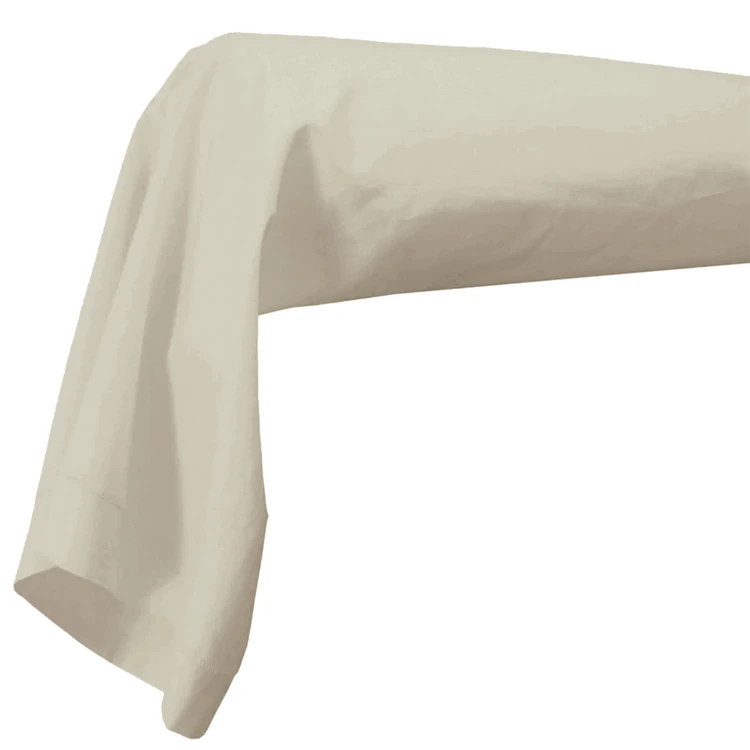 Taie de Traversin Unie en 100% Coton