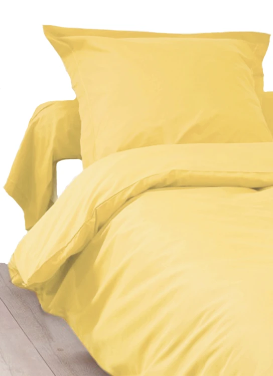 Housse de Couette Unie en 100 % Coton