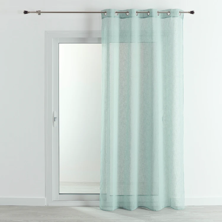 Cortinas com efeito linho