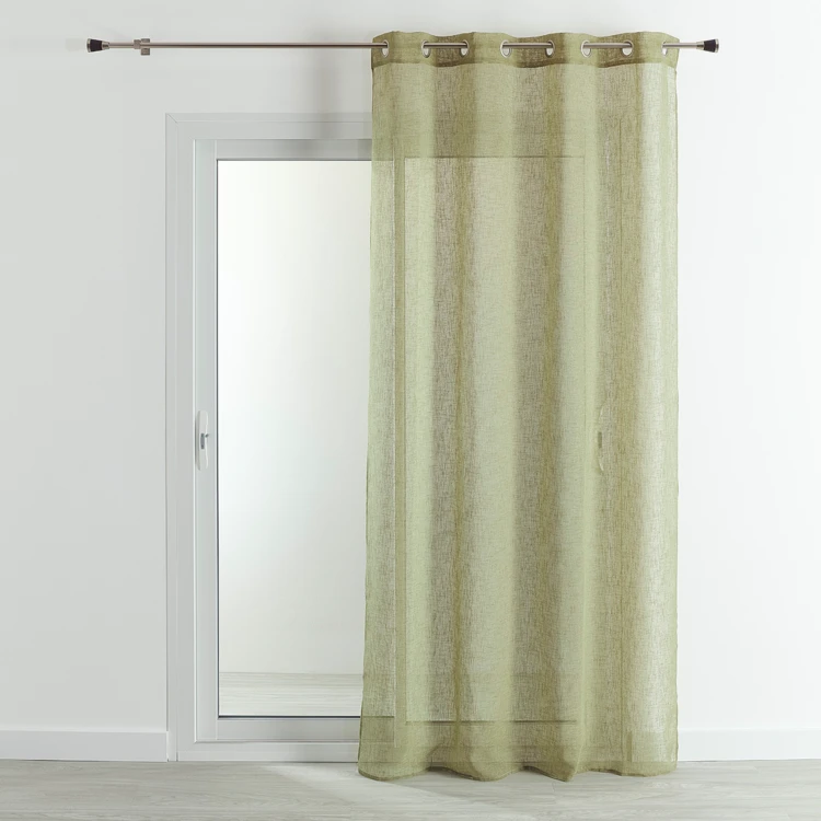 Cortinas com efeito linho