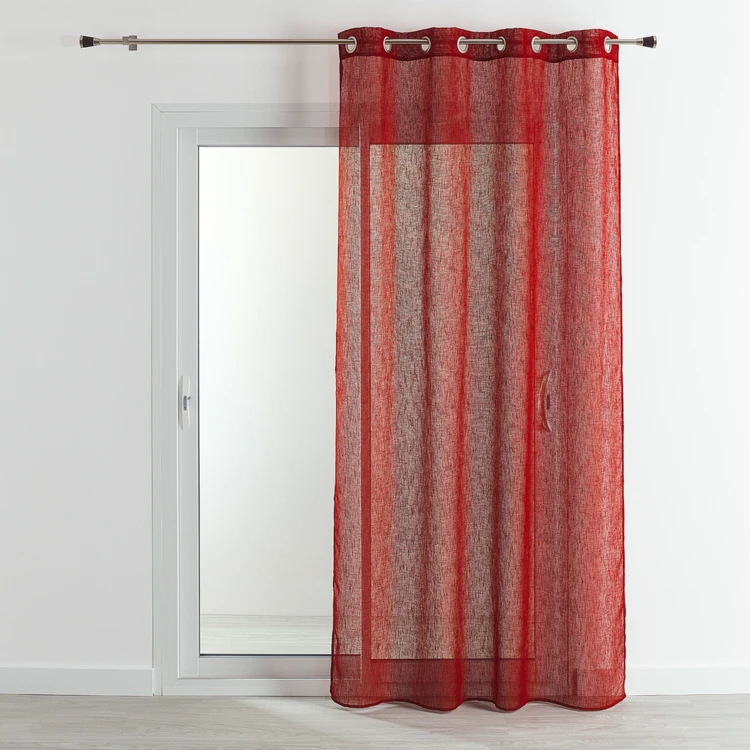 Cortinas com efeito linho