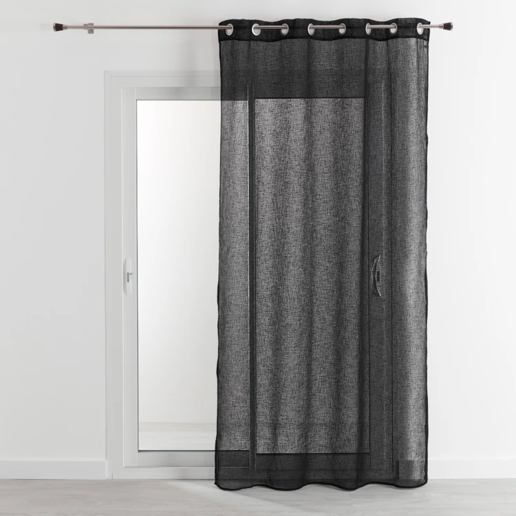 Cortinas com efeito linho