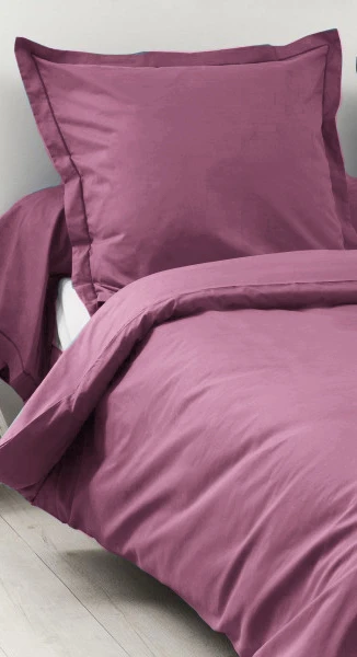 Housse de Couette Unie en 100 % Coton