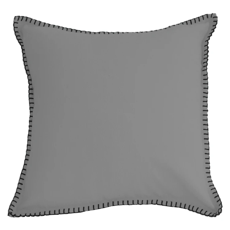 Coussin coton et bourdon noir