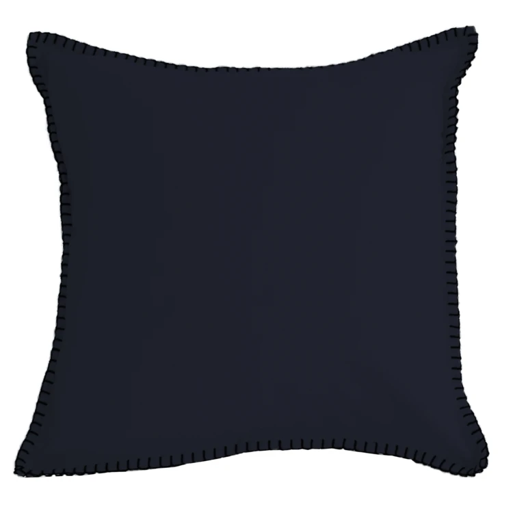 Coussin coton et bourdon noir