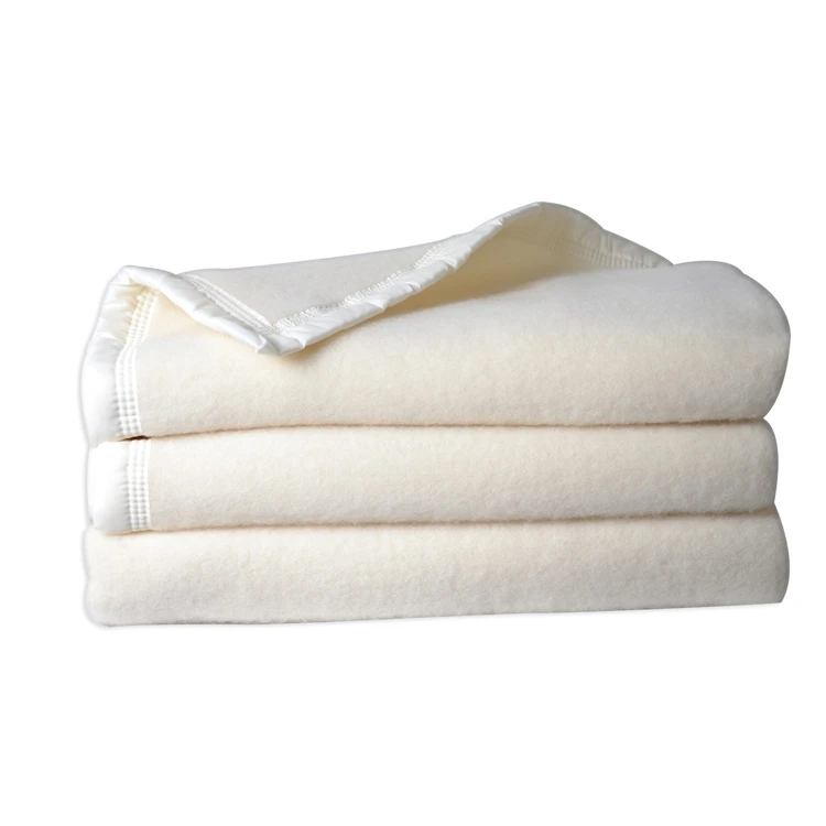 Dwustronny koc Woolmark