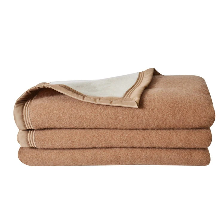 Dwustronny koc Woolmark