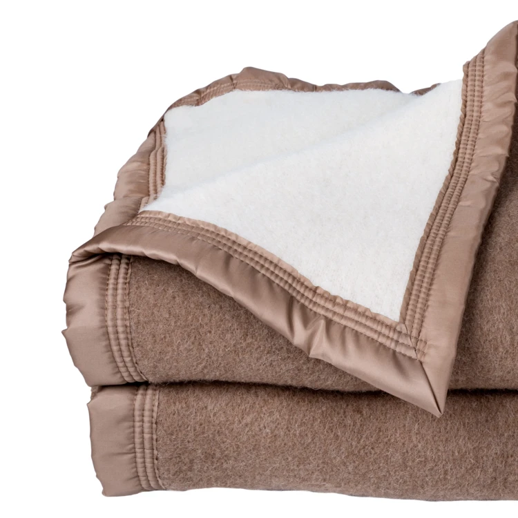 Dwustronny koc Woolmark